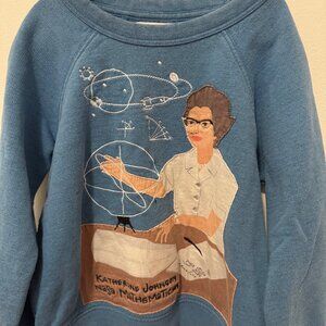 Piccolina Katherine Johnson Embroidered Applique Sweatshirt Size 5